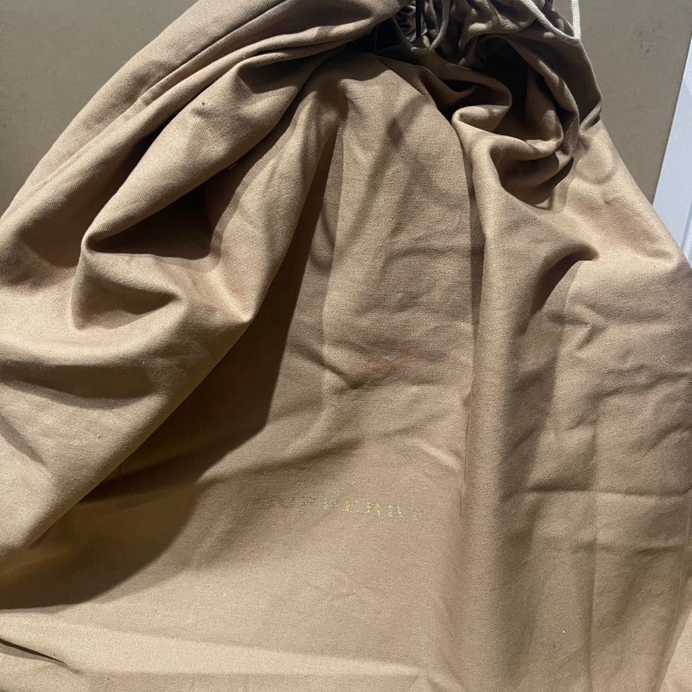 Burberry Large Brogues Banner Tote Leather House Check Canvas- dust bag and box - Picture 7 of 11